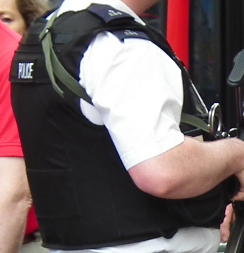 UK police stab vest